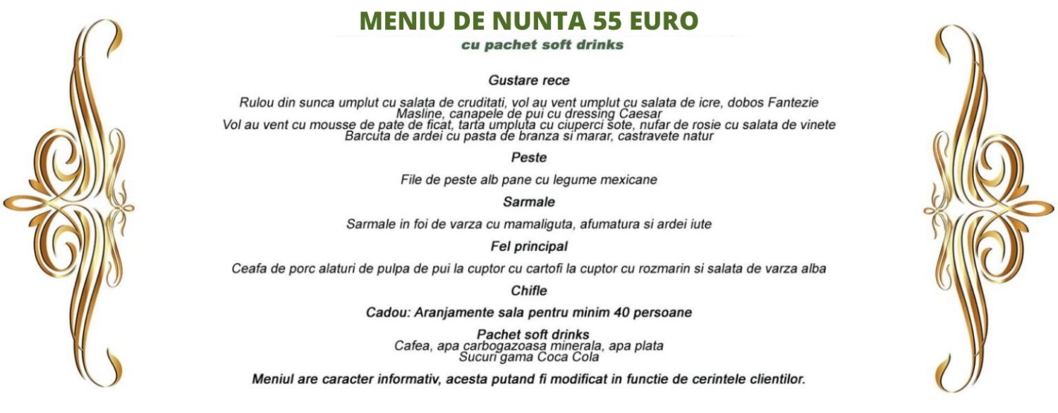 Meniuri de nuntă